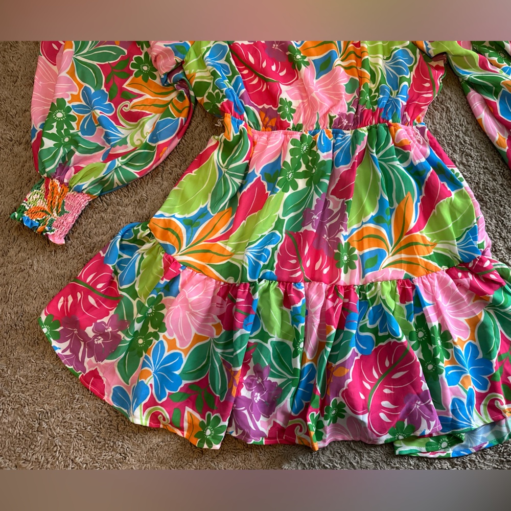 Baltic Born Vibrant Floral Long Sleeve Dress - Picture 7 of 9